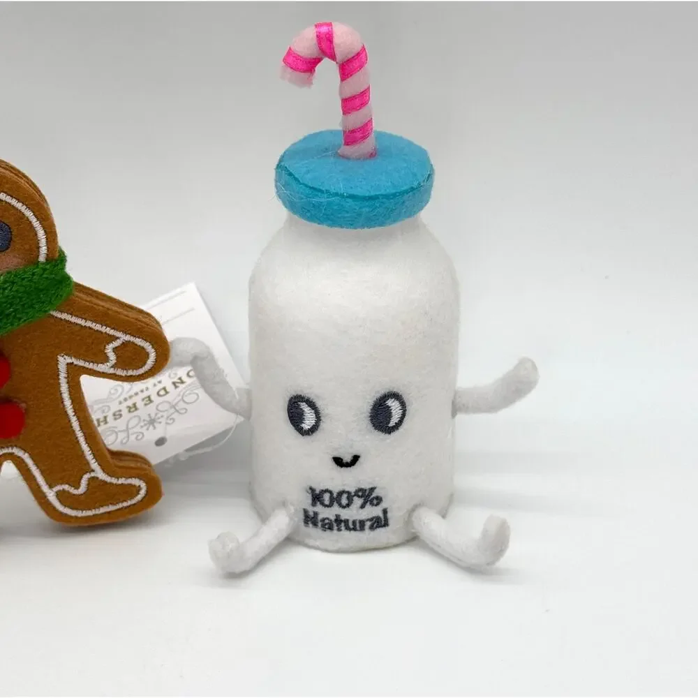 Target Wondershop Duo Christmas Gingerbread Man Cookie & Milk 2024 NEW